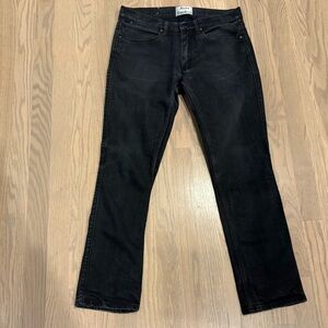 Acne Studios black skinny denim jeans max cash size 30 women’s 10 stretch
